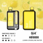 HEBAT一次性電子煙｜10000口｜5%尼古丁｜550mAh 可充電｜口味-檸檬氣泡水