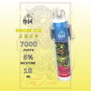 一次性電子煙 HEBAT BOOM｜7000口｜3.5%濃度｜650mAh 可充電｜口味-深海冰泉