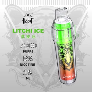 一次性電子煙 HEBAT BOOM｜7000口｜3.5%濃度｜650mAh 可充電｜口味-荔枝冰