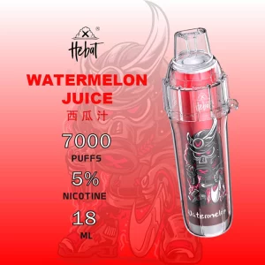 一次性電子煙 HEBAT BOOM｜7000口｜3.5%濃度｜650mAh 可充電｜口味-西瓜汁